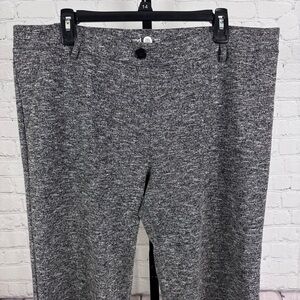 Betabrand Dark Gray Heathered Pull On Pants Size 2XL Long